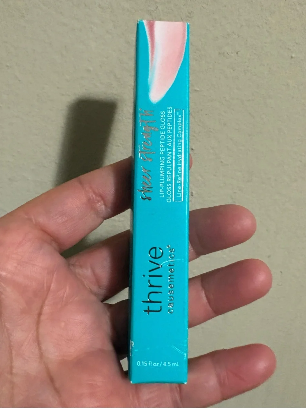 Thrive Causemetics Sheer Therapy Lip Plumping Gloss - Kaisa Brand New Never Used